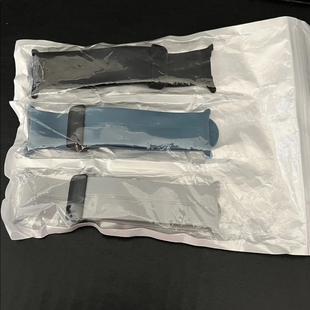 Samsung Black, Blue, and Gray Watch Bands